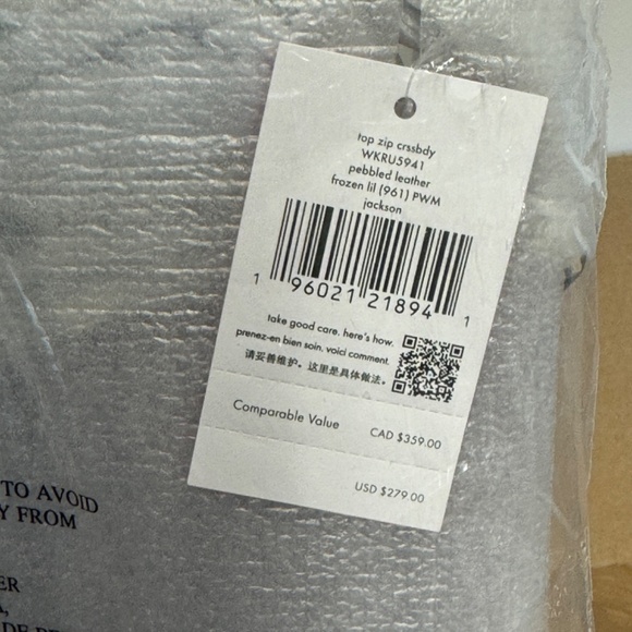 Kate Spade Jackson Leather Crossbody – Frozen Lily - Picture 8 of 8